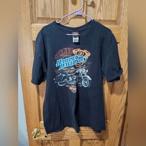 Harley-Davidson Black Graphic Motorcycle Tee